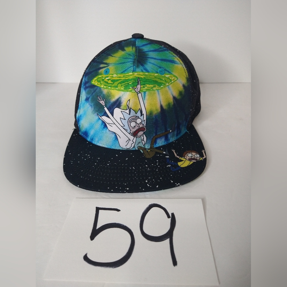Rick And Morty Portal Fall One Concept Tie Dye Adjustable Baseball Cap